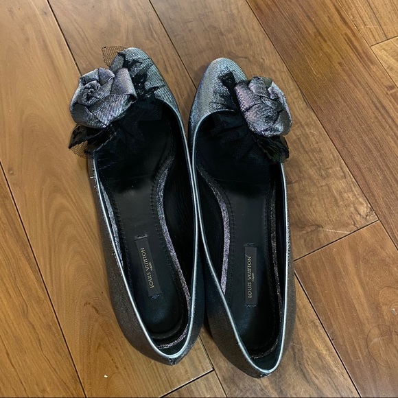 Louis Vuitton Flower Lace Trim Flats 36.5 - Picture 7 of 9